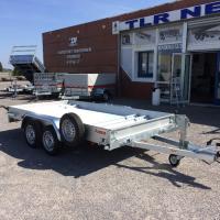 Remorque porte voiture 4.50 m x 1.87 m ptc 2500 kgs 2 essieux bhrc